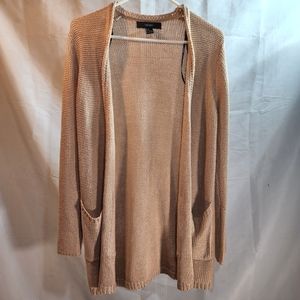 Forever 21 Tan Oversized Cardigan